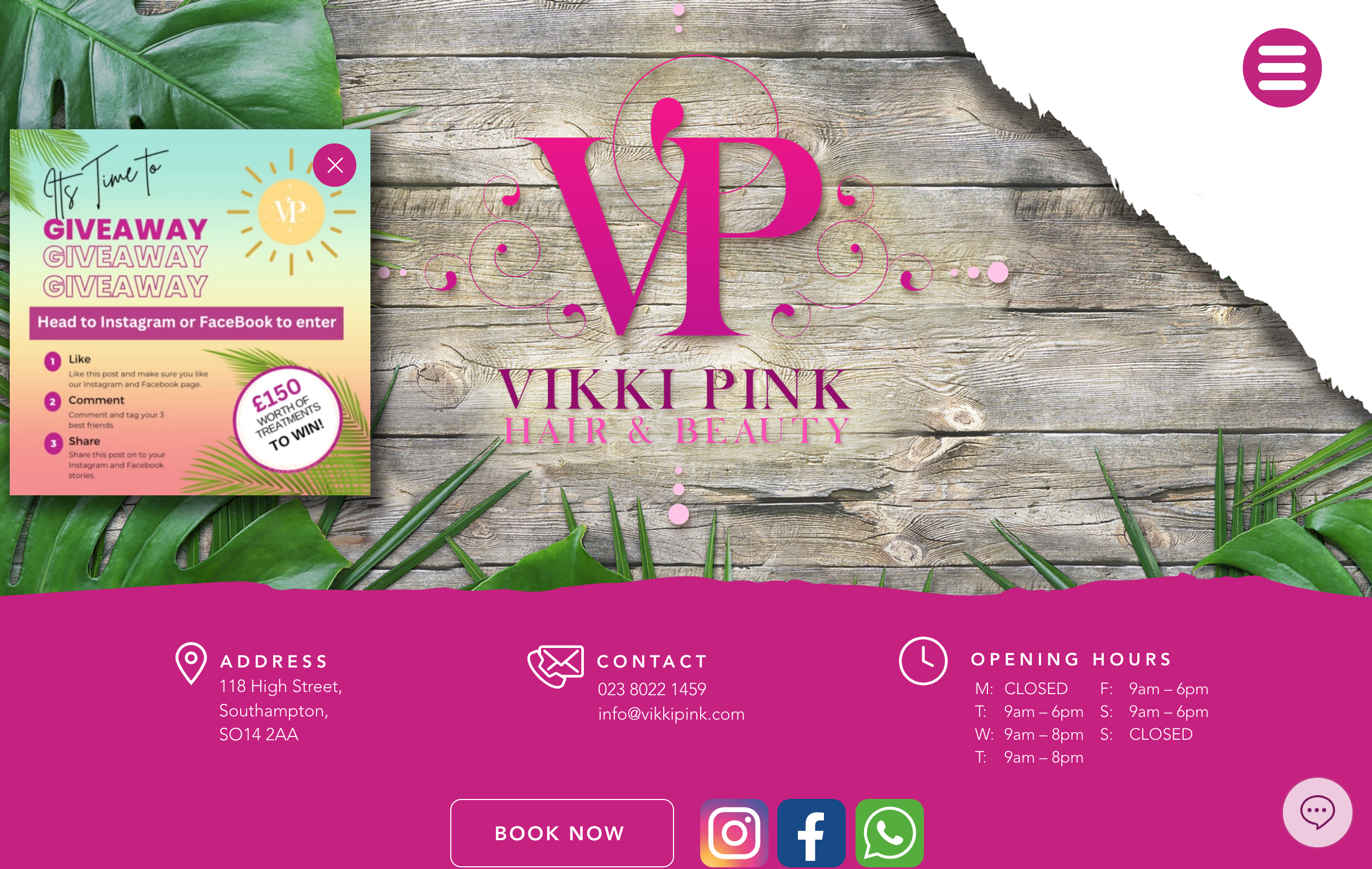 Vikki Pink Website