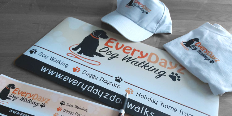 everydayz dogwalking branding